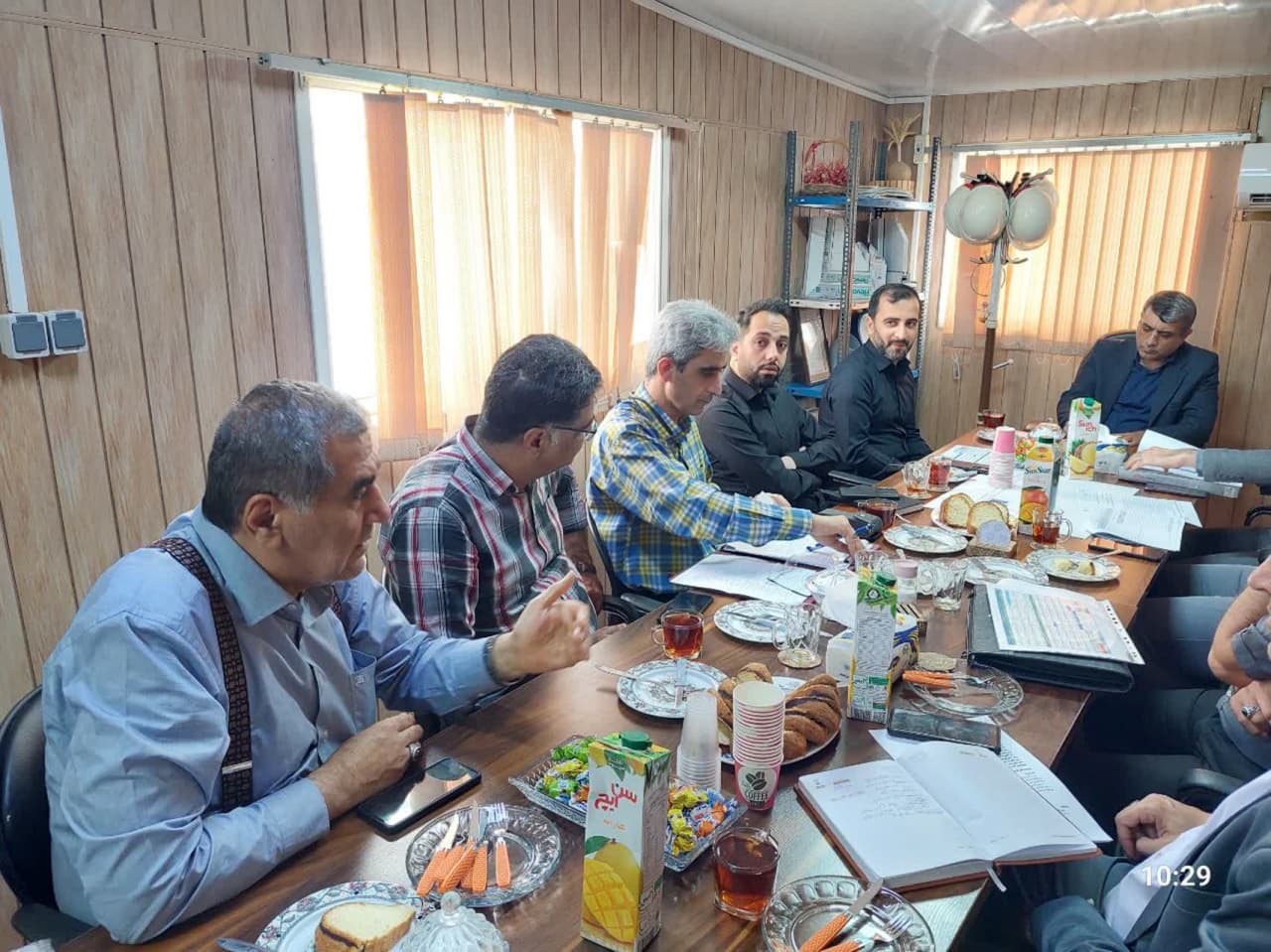 بررسی وضعیت پیشرفت و برنامه ریزی پروژه ۷۲۰ واحدی شاهرود-03