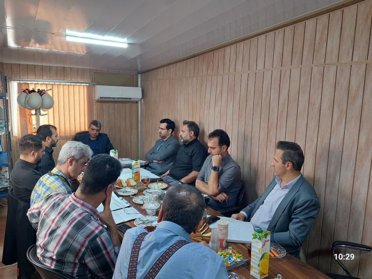 بررسی وضعیت پیشرفت و برنامه ریزی پروژه ۷۲۰ واحدی شاهرود-04