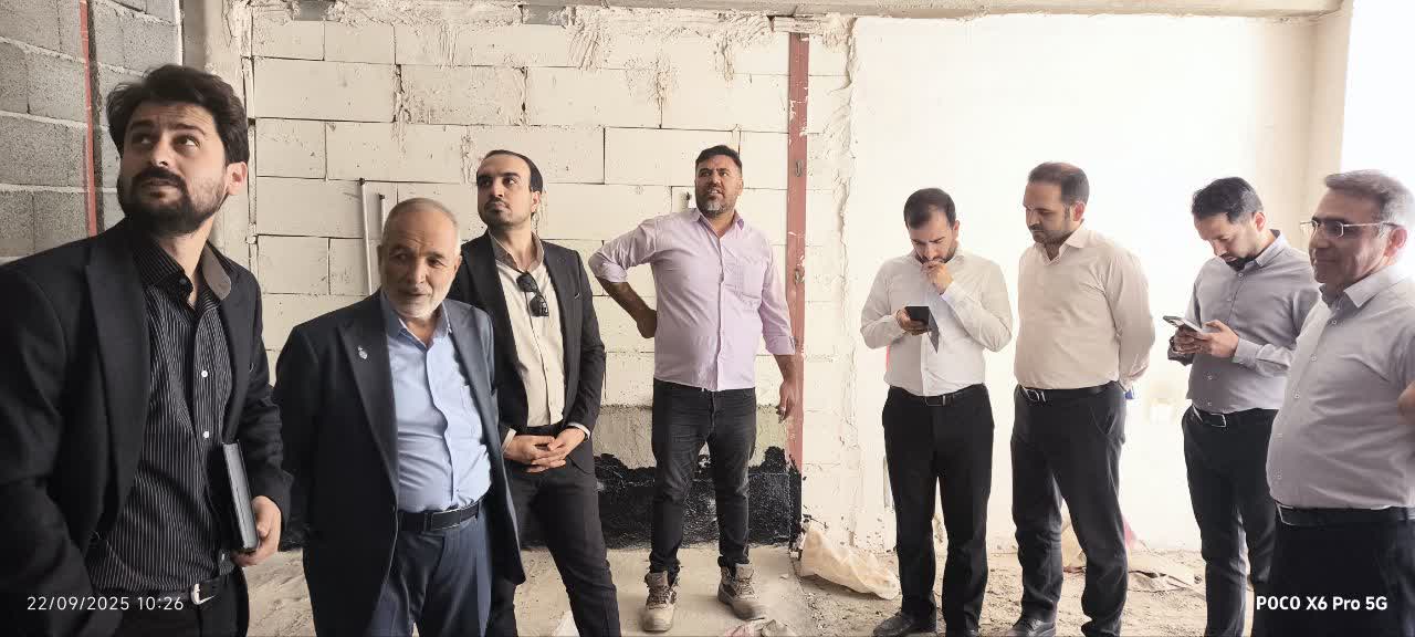 بازدید از عملیات اجرایی و پیشرفت پروژه ۴۸۰ واحدی فرهنگیان همدان-01