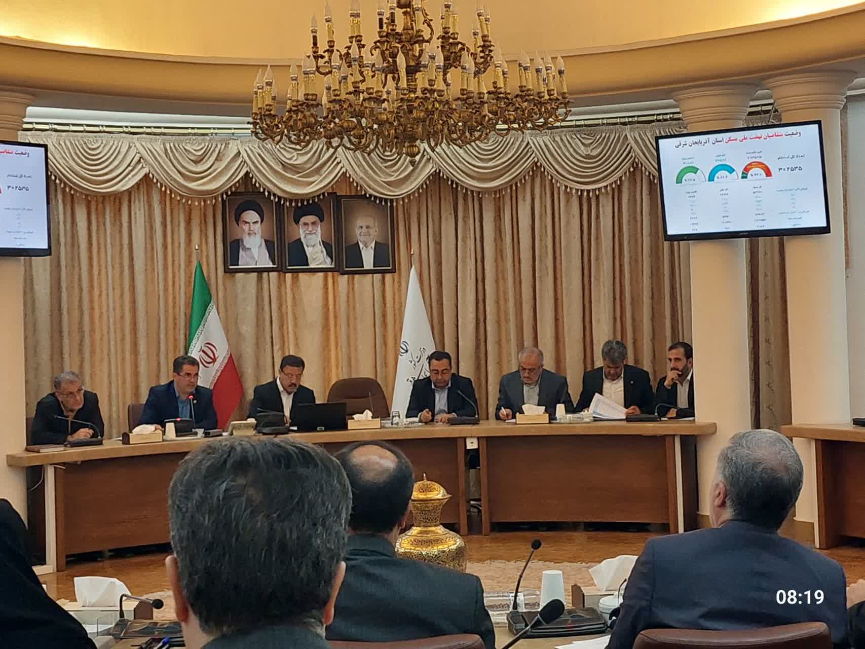 جلسه شورای مسکن استان آذربایجان شرقی-01