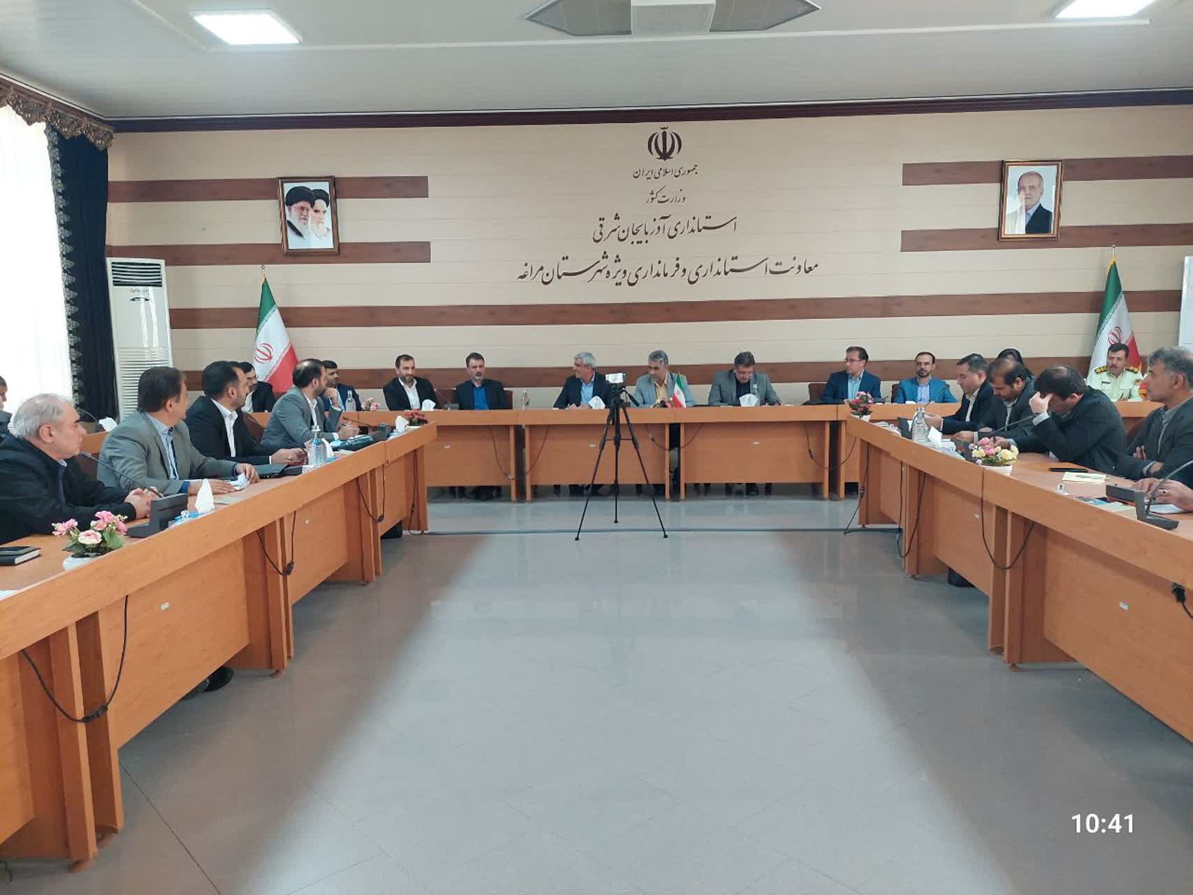 جلسه شورای مسکن استان آذربایجان شرقی،شهر مراغه-04