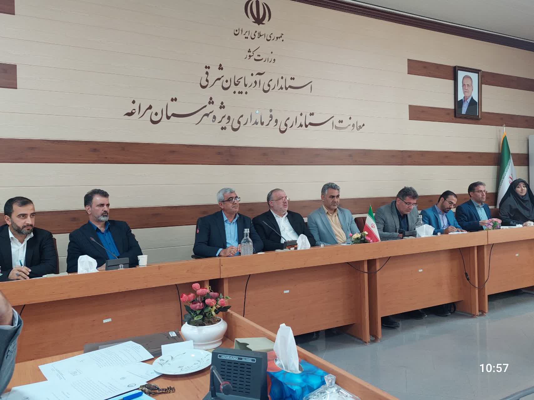 جلسه شورای مسکن استان آذربایجان شرقی،شهر مراغه-11